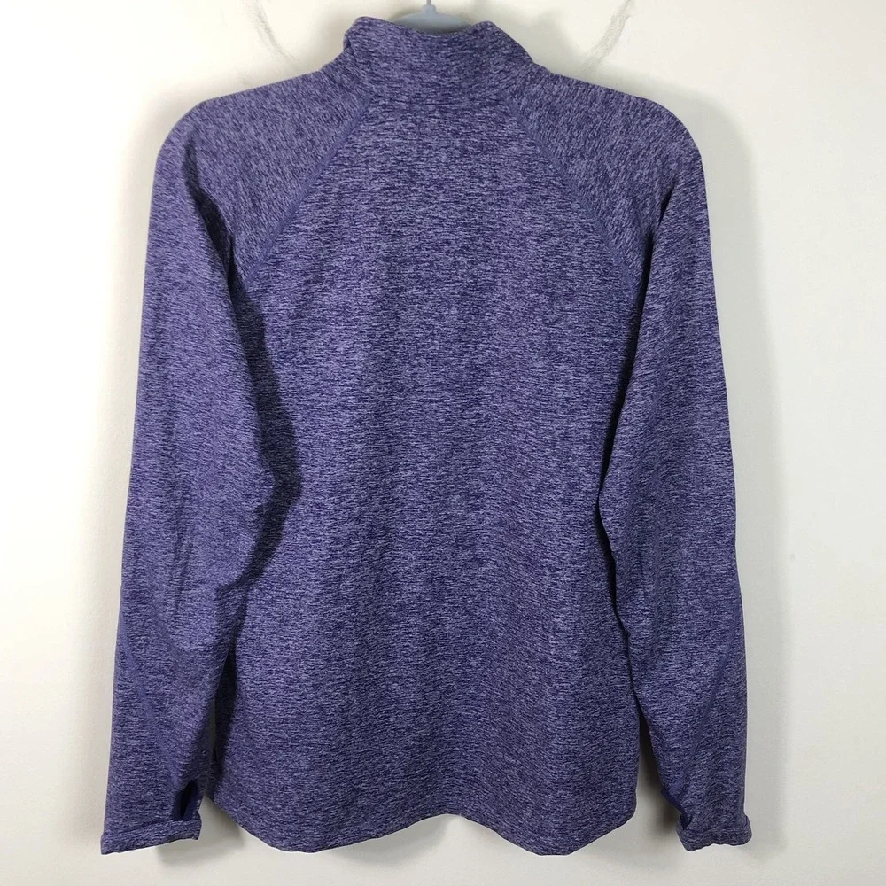 Nike Baltimore Ravens NFL Dri-Fit 1/4 Zip Pullover Sweatshirt Womens Sz L Purple